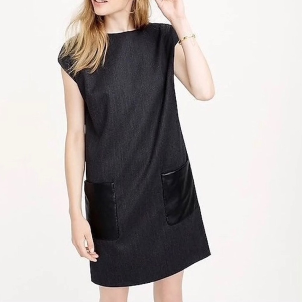 J.Crew Herringbone Dress w/Pockets Sz 2